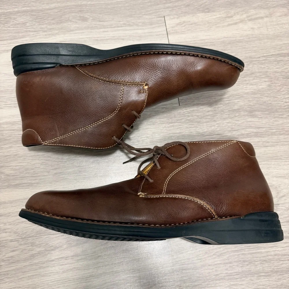 Johnson and Murphy, Brown, Chukka Boots,‎ Classic Lace Up, Brazil | Men’s 13
